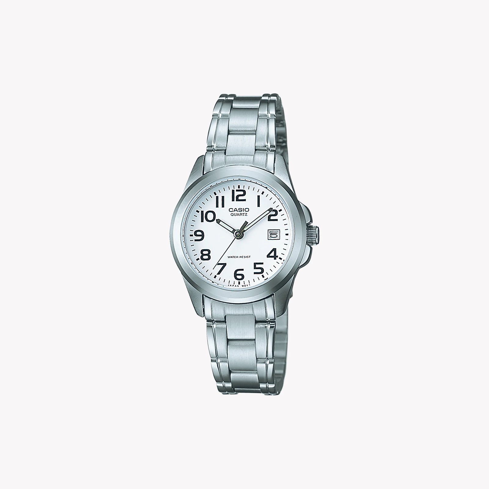 Ltp Women's Silver Stainless Steel Watch, White Dial | Ltp-1259pd-7be by i-watch