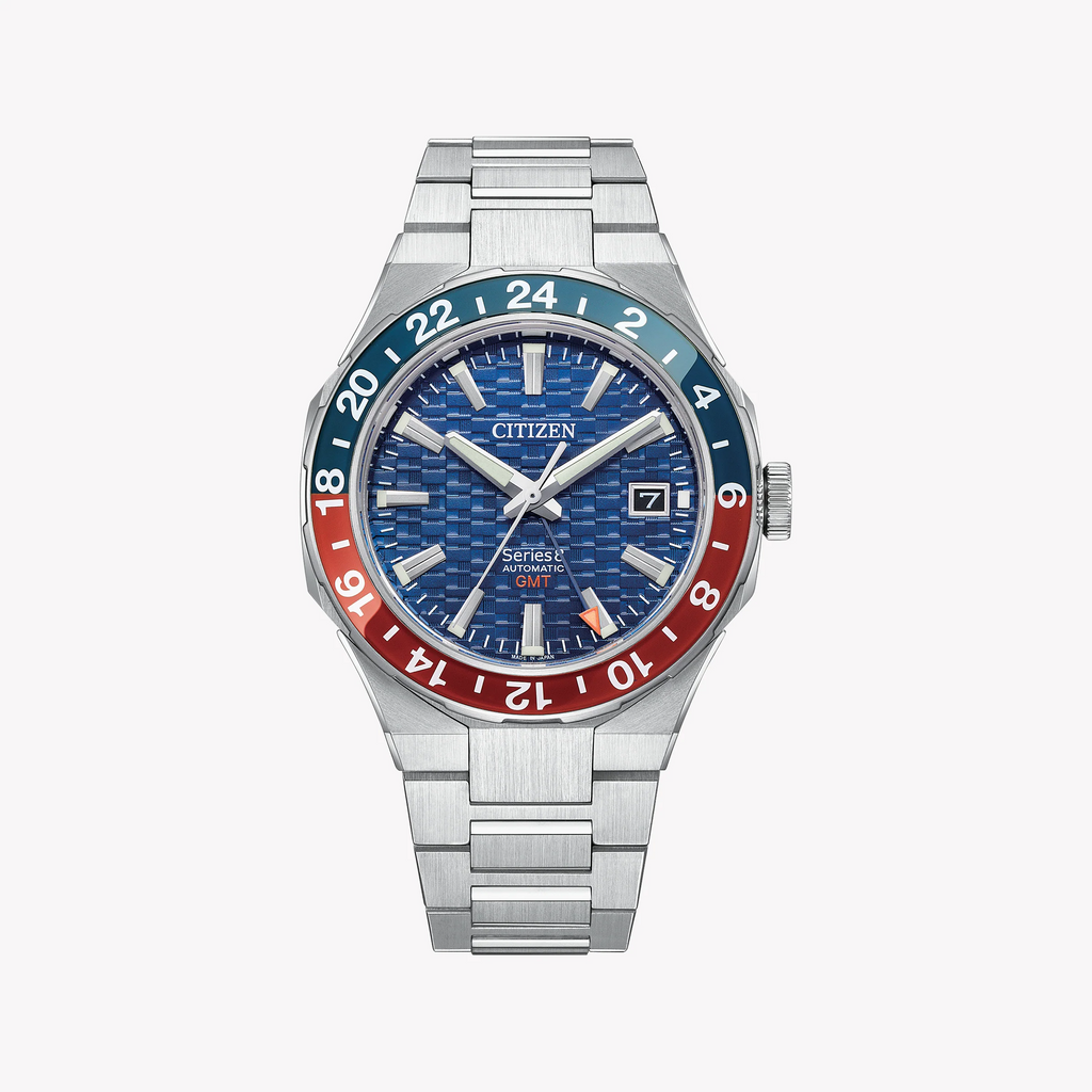 CITIZEN NB6030-59L DYNAMIC PRECISION - MEN'S AUTOMATIC WATCH WITH BLUE DIAL & STAINLESS STEEL BAND