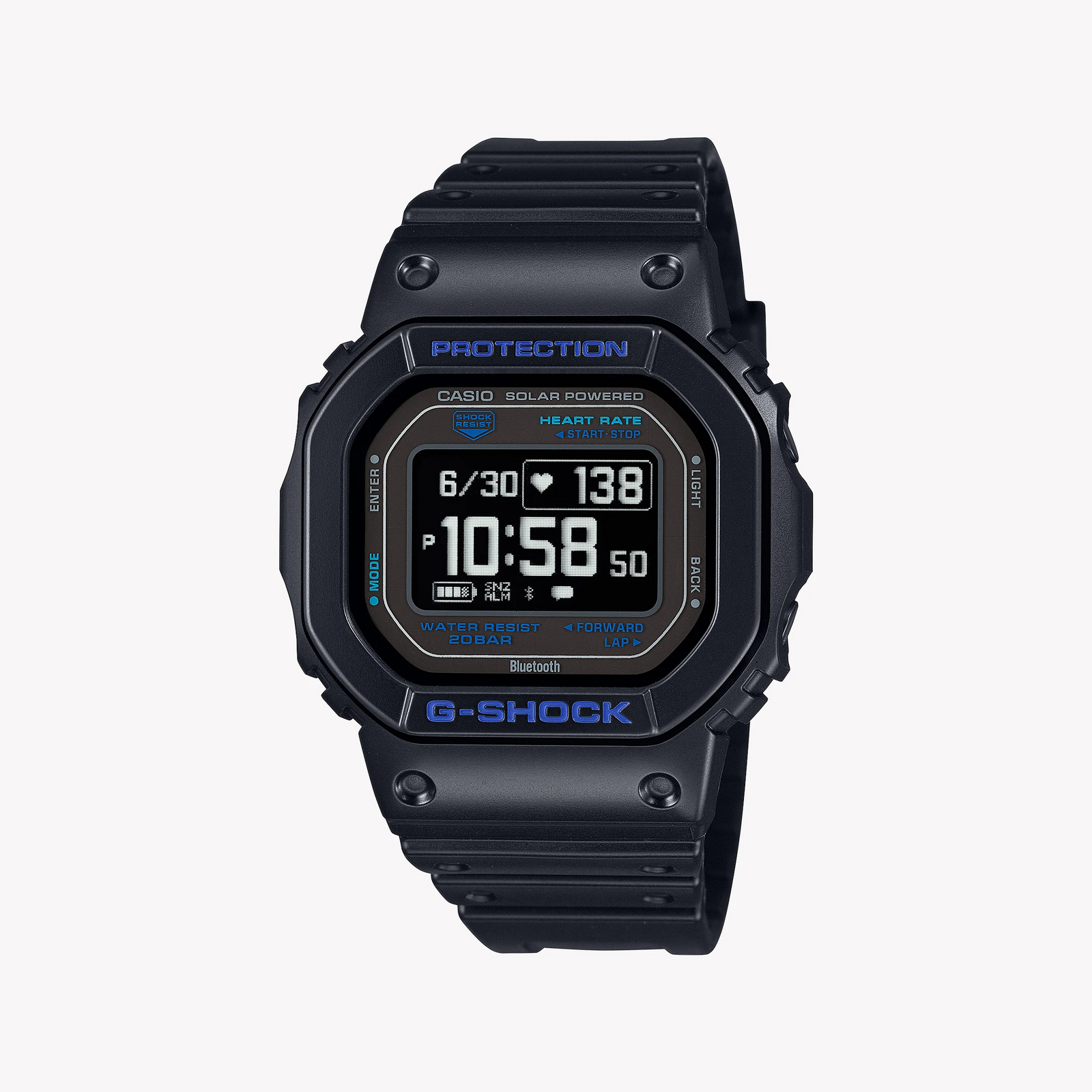 G-Shock Men's Black Resin Watch, Digital Display | Dw-H5600-1a2dr by i-watch