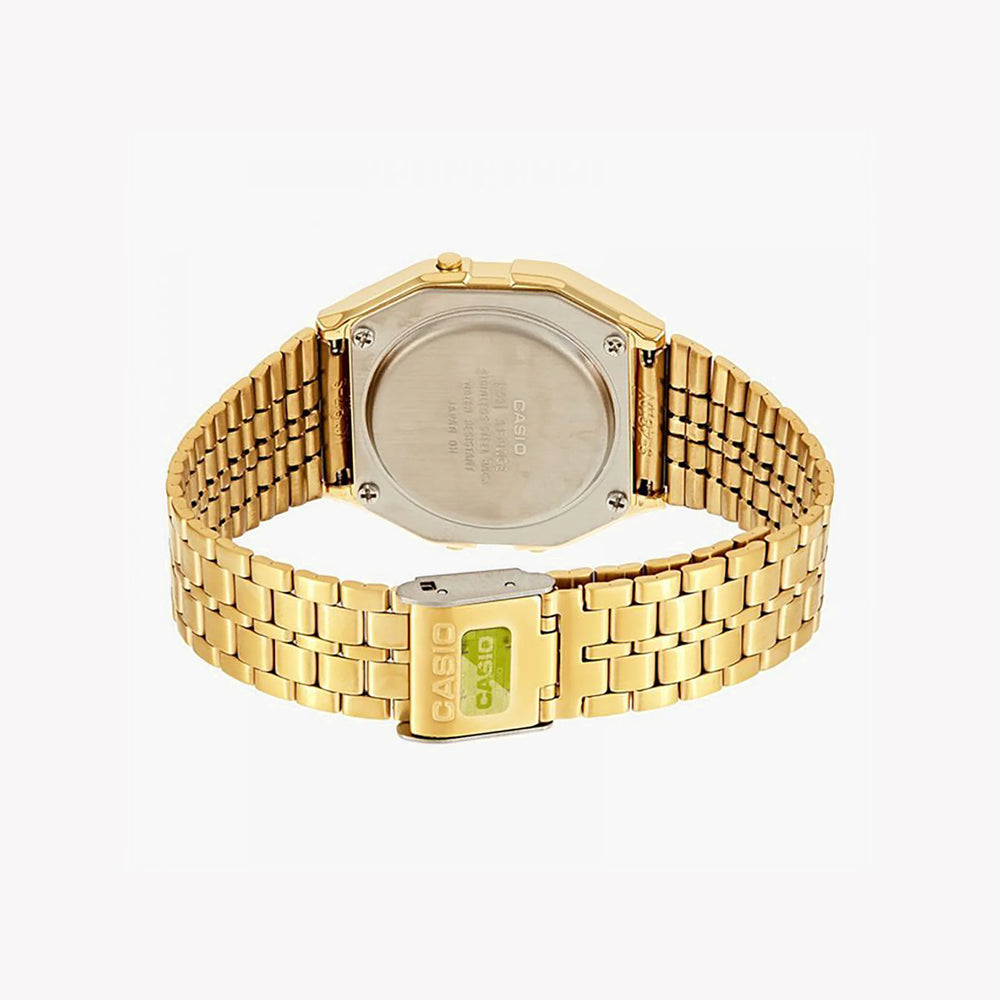 Casio A159wged-1df Sporty Elegance - Golden Digital Timepiece For Work & Play by i-watch