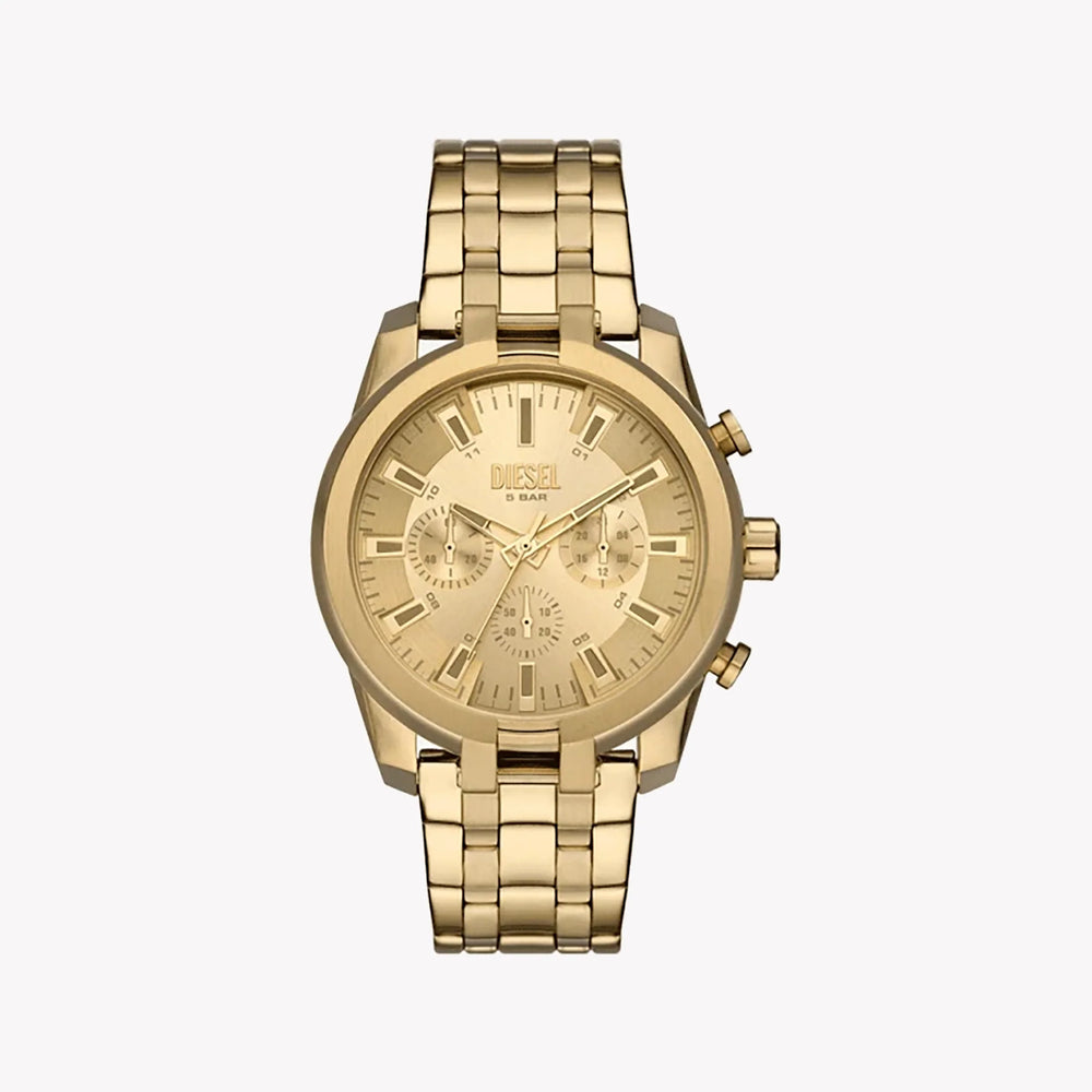 Diesel Men's Gold Stainless Steel Watch, Gold Dial | Dz4623 by i-watch