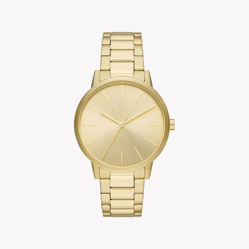 ARMANI EXCHANGE AX7144SET - GOLD SPECTRUM MEN'S TIMEPIECE - BOLD STYLE & RELIABLE PRECISION