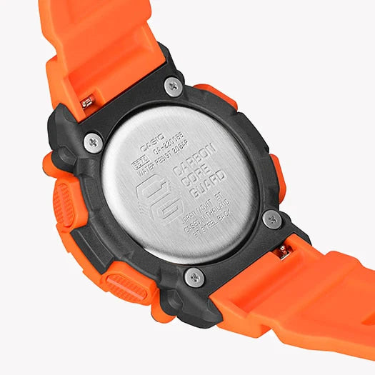 G-SHOCK Men's Orange Resin Watch, Black Dial | GA-2200M-4ADR
