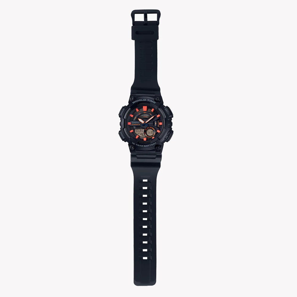 Casio Aeq-110w-1a2vdf Adventure Ready - Sporty Men's Watch With Black Resin Band And Digital Display by i-watch