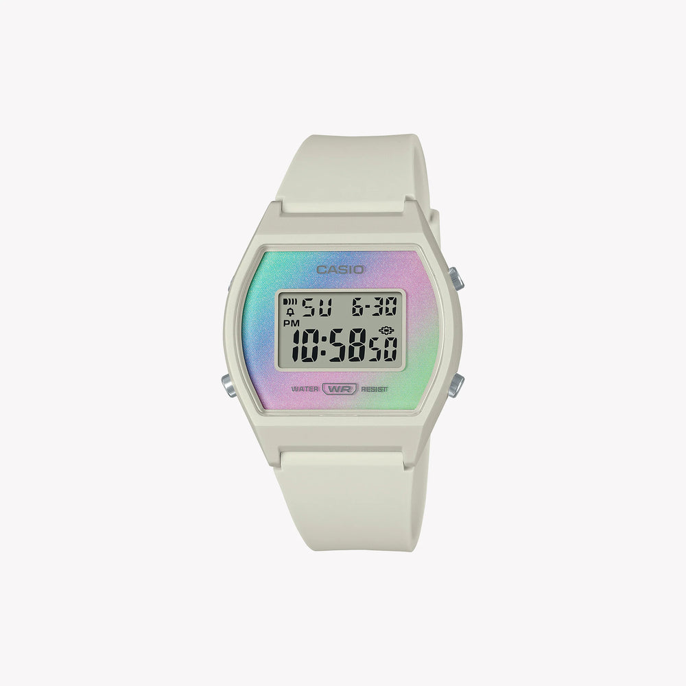 Casio Women's Grey Digital Watch, Rubber Band | Lw-205h-8aef by i-watch