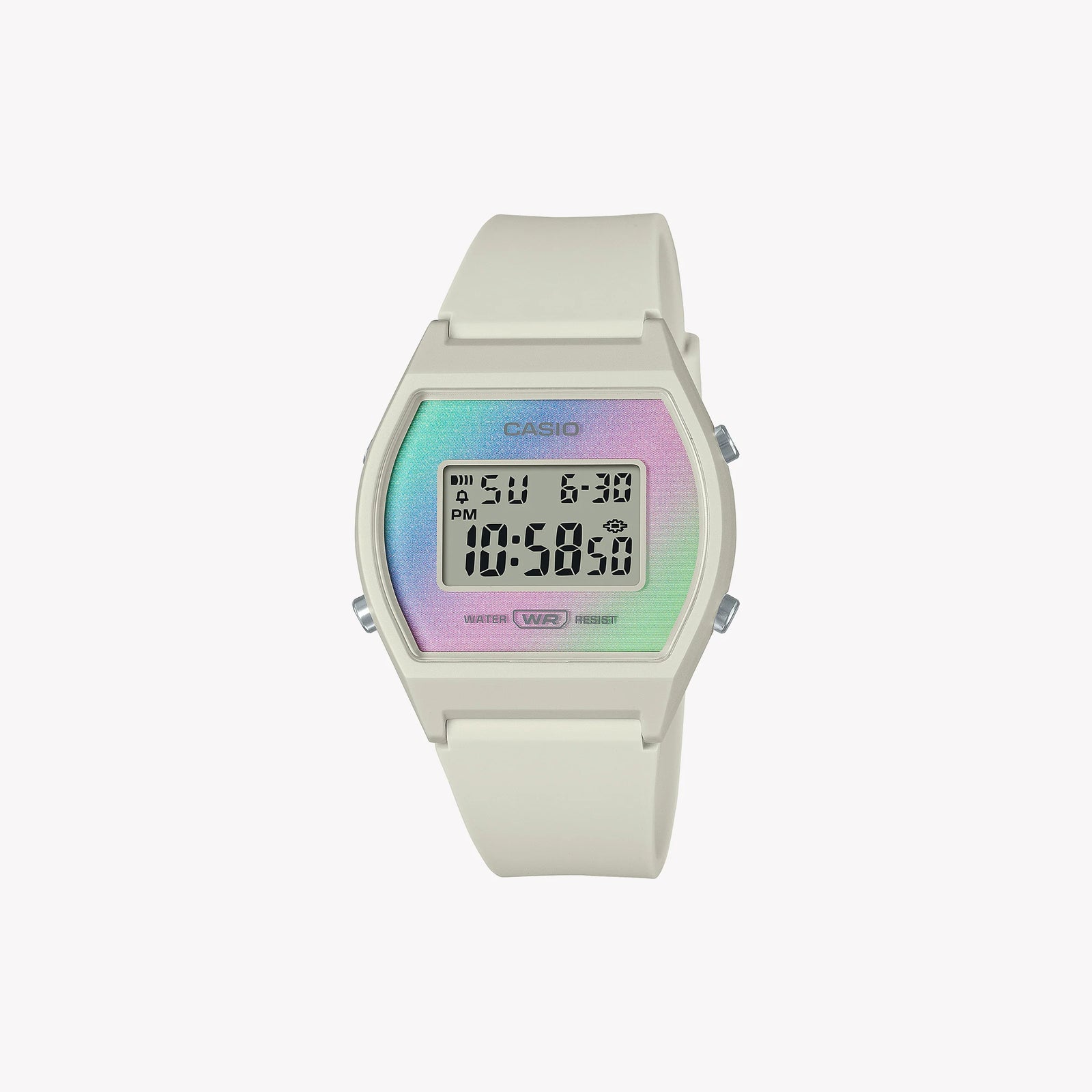 Casio Women's Grey Digital Watch, Rubber Band | Lw-205h-8aef by i-watch