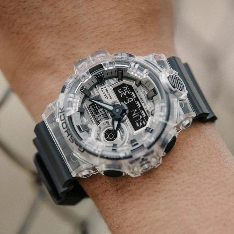 G-Shock Men's Silver & Black Resin Watch | Ga-700skc-1adr by i-watch