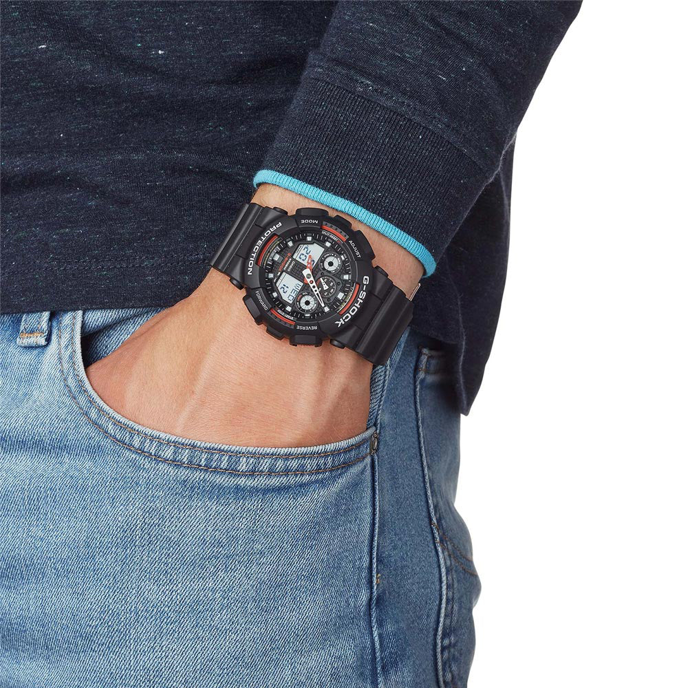 CASIO G-SHOCK GA-100-1A4ER DYNAMIC ADVENTURE - MEN'S IMPACT-RESISTANT TIMEPIECE-i-Watch-3