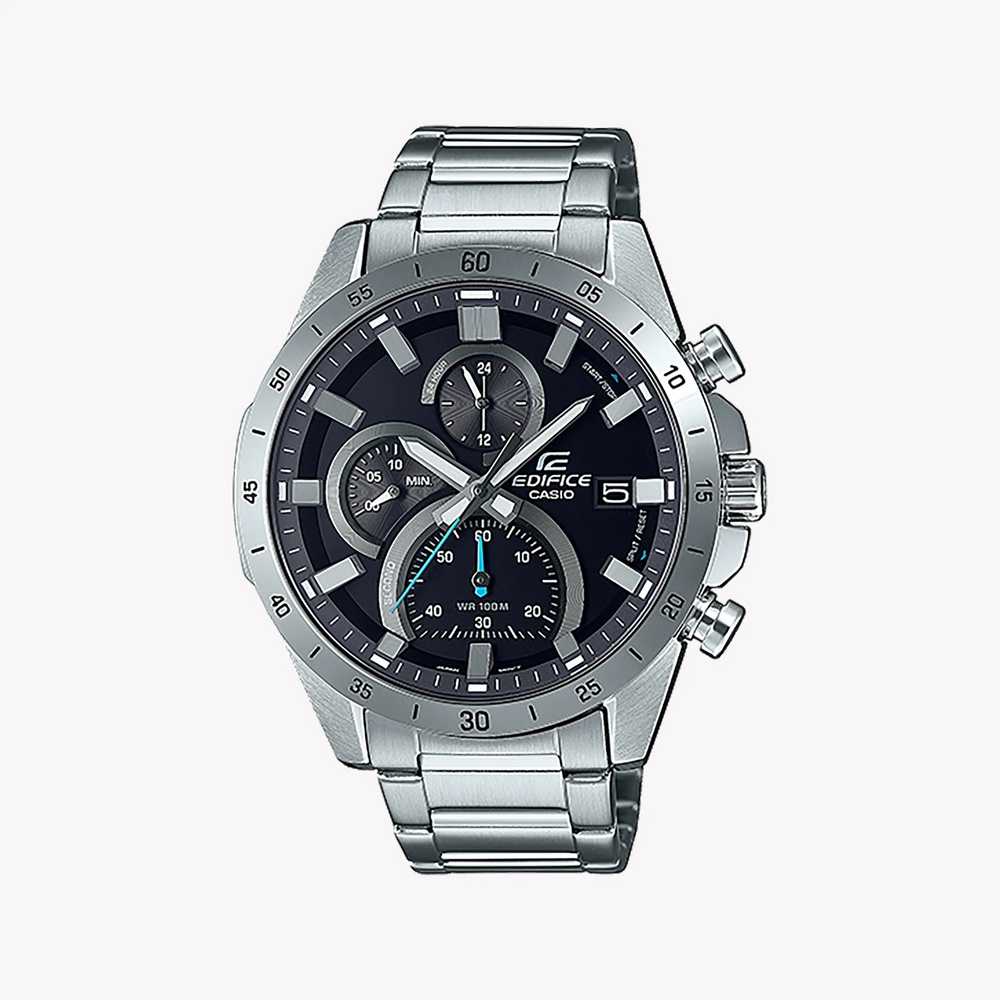 Casio Edifice Efr-571d-1avudf - Rugged Elegance Men's Sport Watch With Stainless Steel And Black Dial by i-watch