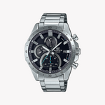 CASIO EDIFICE EFR-571D-1AVUDF - RUGGED ELEGANCE MEN'S SPORT WATCH with Stainless Steel and Black Dial