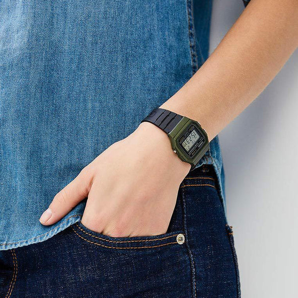 CASIO F-91WM-3A SPORTY VERSATILITY - DYNAMIC GREEN TIMEKEEPER FOR EVERYDAY ADVENTURES-i-Watch-2