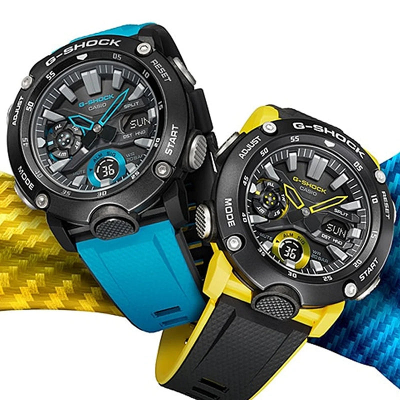 G-Shock Men's Black Resin Watch, Water Resistant | Ga-2000-1a9dr by i-watch