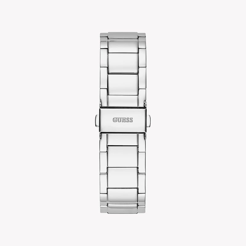 Guess Women's Silver Stainless Steel Watch, Clear Dial | Gw0302l1 by i-watch