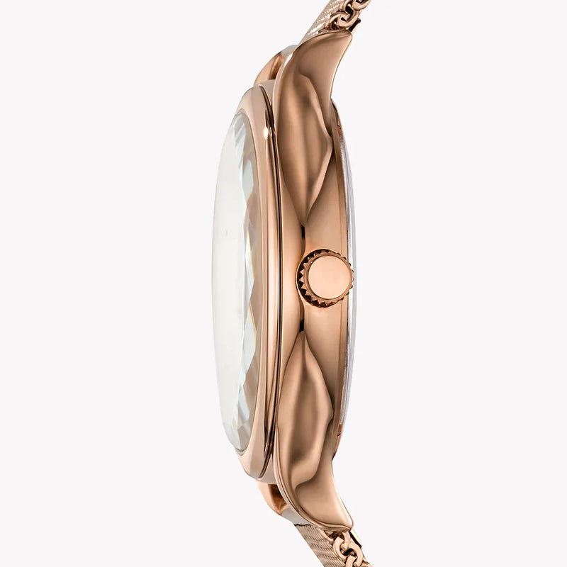 Fossil Women's Rose Gold Watch, Mesh Band | Bq3392 by i-watch