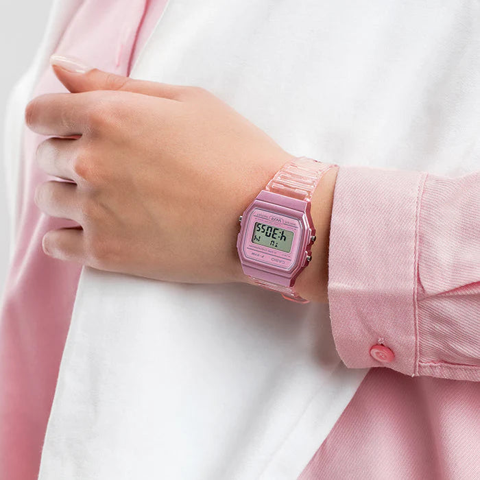 Casio F-91ws-4 Pink Digital Watch, Resin Band | F-91ws-4 by i-watch