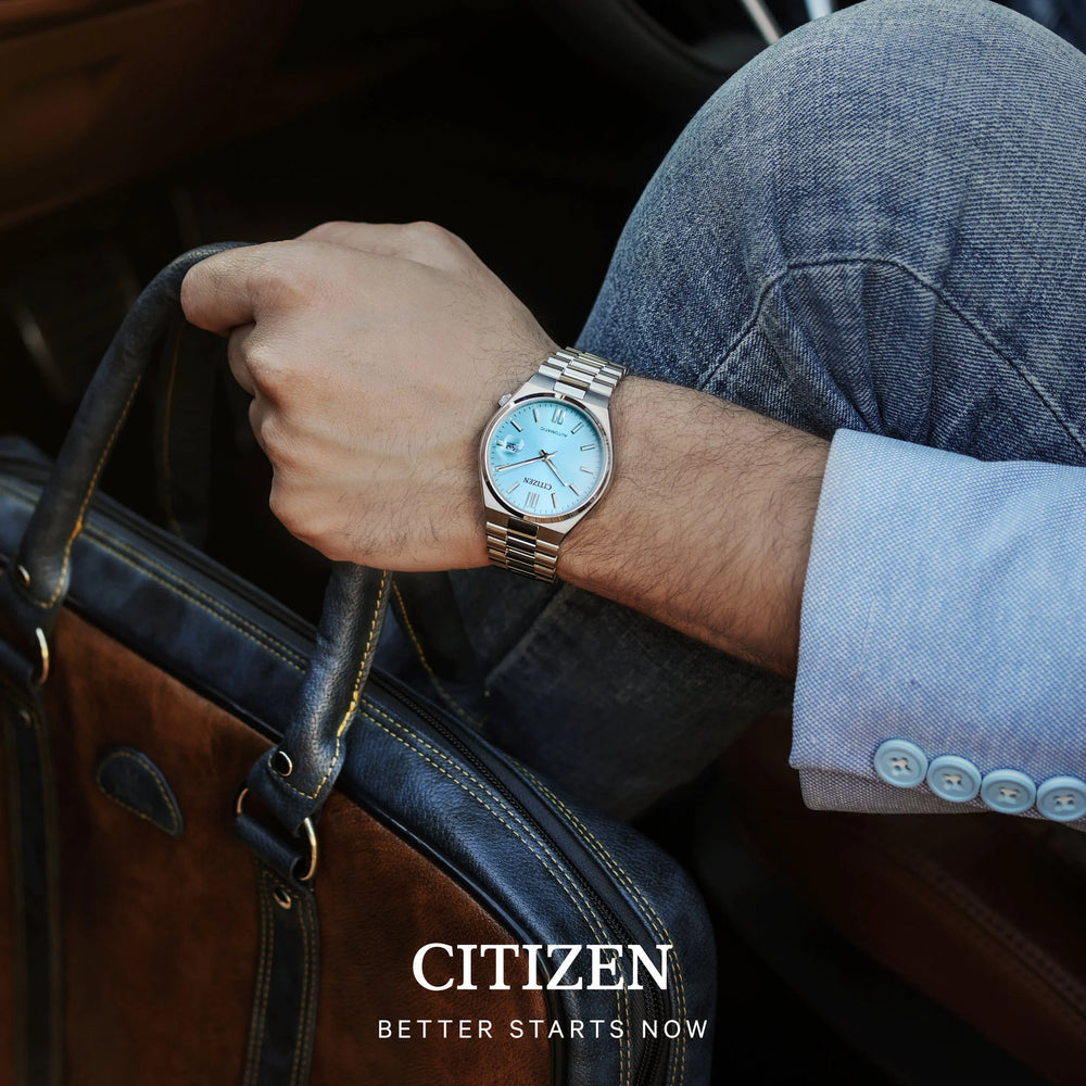 Citizen Nj0151-88m Automatic - Sophisticated Blue Dial Men's Watch With Stainless Steel Band by i-watch