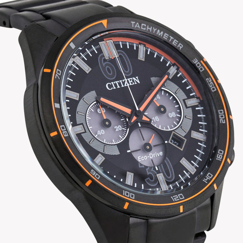 Citizen Ca4125-56e Powerful Precision - Bold Black Eco-Drive Men's Watch by i-watch