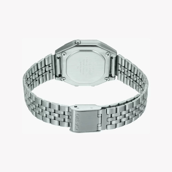 Casio Women's Silver Digital Watch, Stainless Steel Bracelet | La-680wa-7df by i-watch
