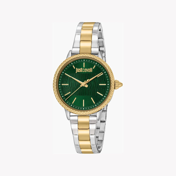 Just Cavalli Women's Stainless Steel Watch, Green Dial | Jc1l259m0085 by i-watch