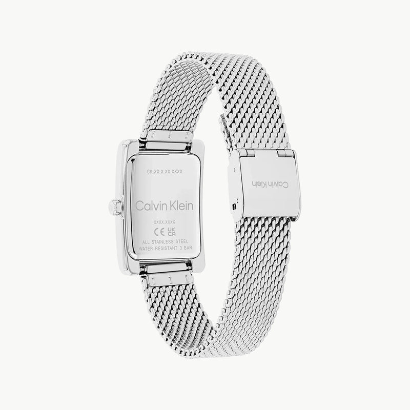 Ck Calvin Klein Men's Silver Watch, Black Dial | K2g2g1n4 by i-watch
