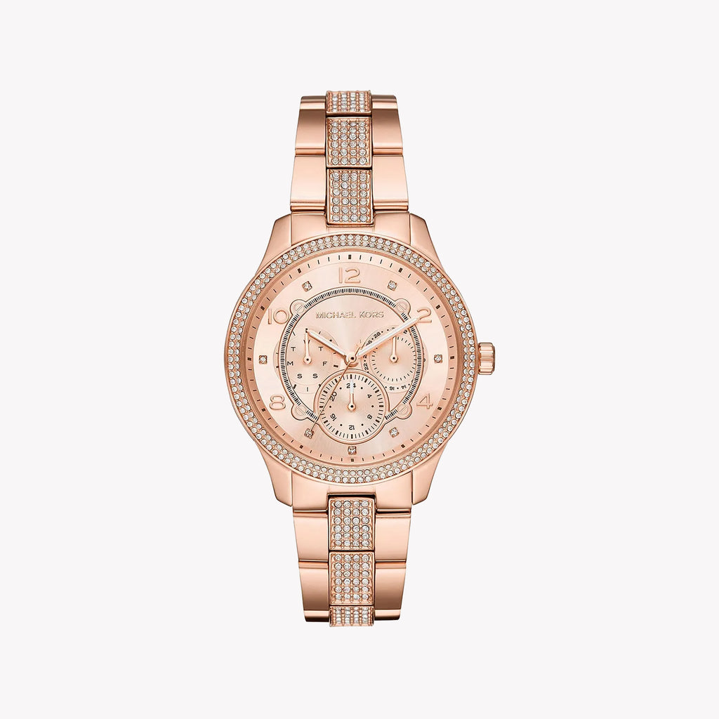 MICHAEL KORS MK6614 RADIANT ROSE GOLD - ELEGANTLY TIMELESS WOMEN'S WATCH