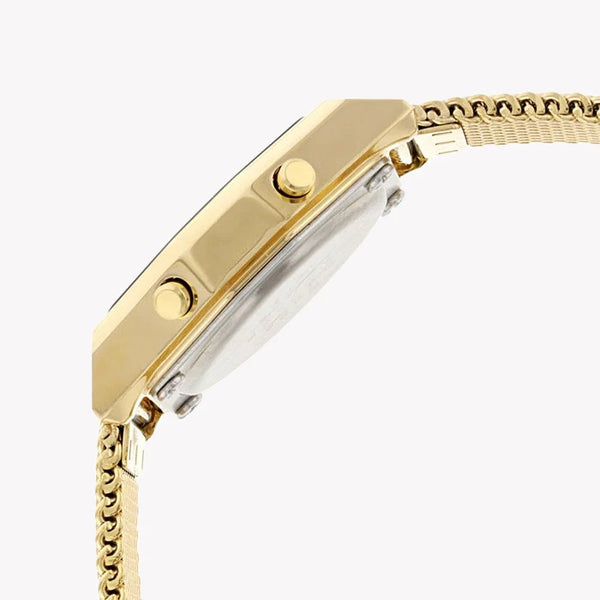 Casio La690wemy-1df Elegant Functionality - Golden Glamour Unisex Watch With Resin BAnd and Vibrant Digital Display by i-watch