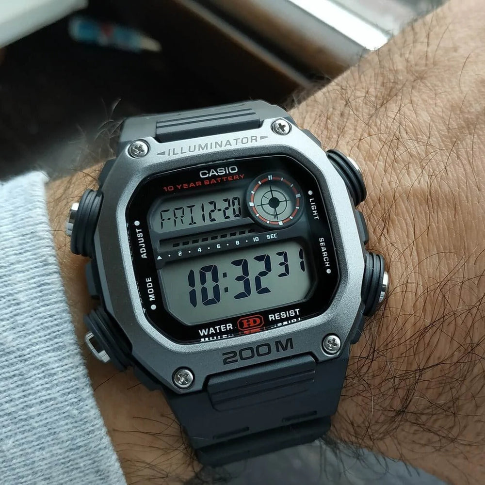 Casio Men's Black Resin Sport Watch, Digital Dial | Dw-291h-1avdf by i-watch