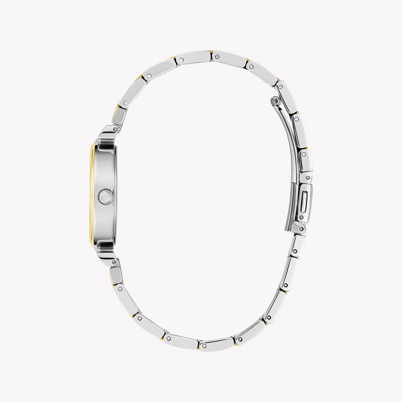 Guess Women's Gold/Silver Stainless Steel Watch, Silver Dial | Gw0762l5 by i-watch