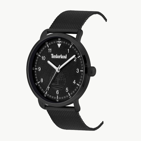 Timberland Men's Black Stainless Steel Watch, Black Dial | Tbl15939jsb02mm by i-watch