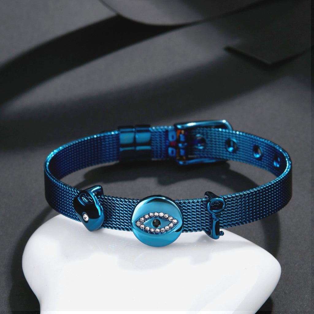 Zink Women's Blue Stainless Steel Bracelet | Zfbr001bl1