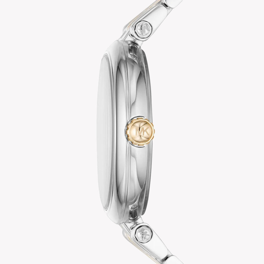 MICHAEL KORS MK4569 - ELEGANT SOPHISTICATION WOMEN'S WATCH WITH TWO-TONE BAND & STUNNING SILVER DIAL-i-Watch-2