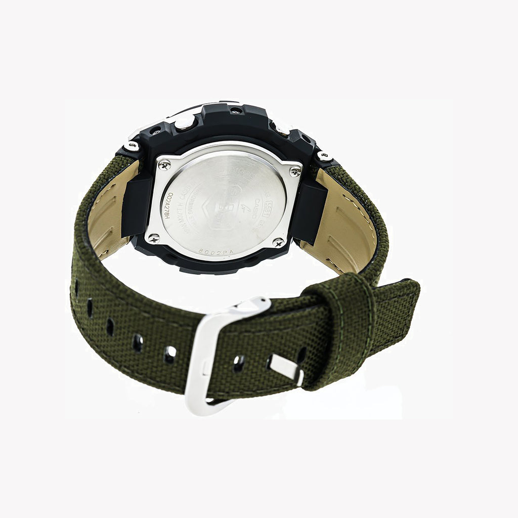 G-SHOCK GST-S330AC-3ADR ADVENTURER - SPORTY ELEGANCE UNLEASHED Men's Watch with Green Fabric Band and Black Dial-i-Watch-3