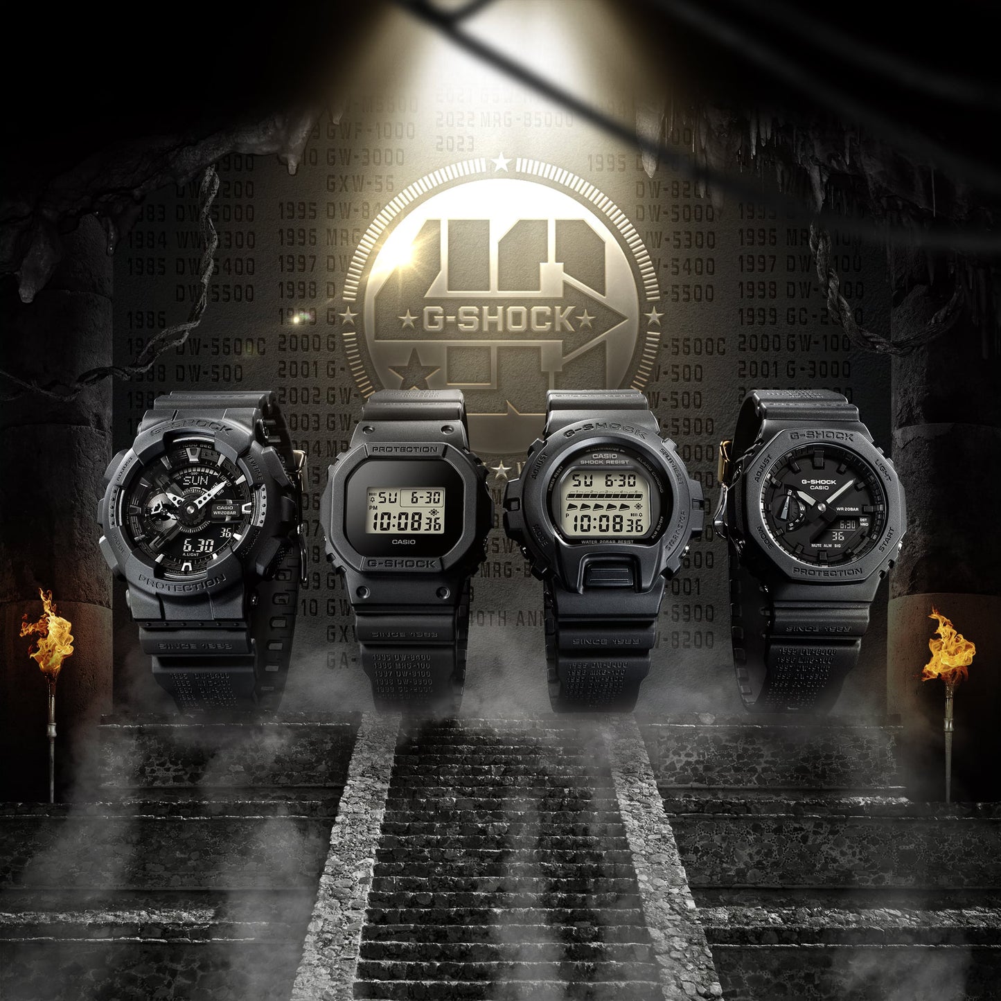 CASIO G-SHOCK DWE-5657RE-1 THE ORIGIN - REMASTER BLACK SERIE 40th Anniversary by Eric haze Unisex Watch