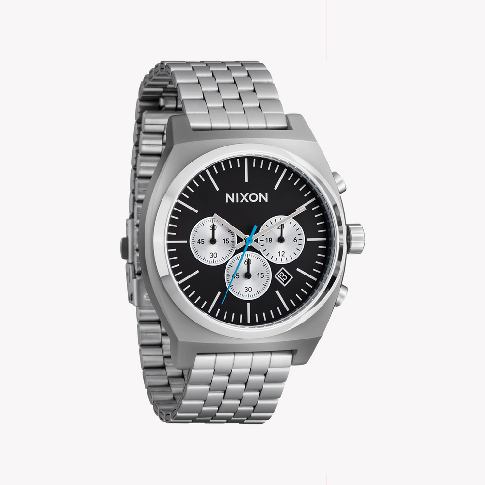 Nixon Women's Silver Stainless Steel Watch, Black Dial | A972-5266 by i-watch