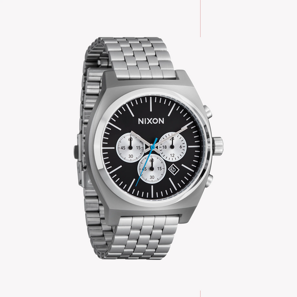 Nixon Women's Silver Stainless Steel Watch, Black Dial | A972-5266 by i-watch