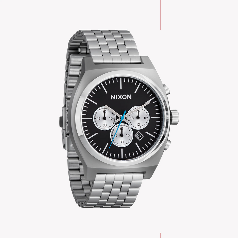 Nixon Women's Silver Stainless Steel Watch, Black Dial | A972-5266 by i-watch