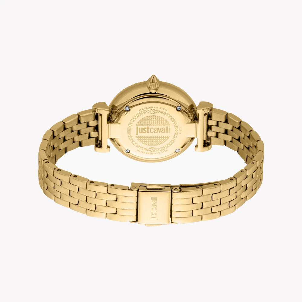 Just Cavalli Women's Gold Watch, Silver Dial | Jc1l266m0025 by i-watch