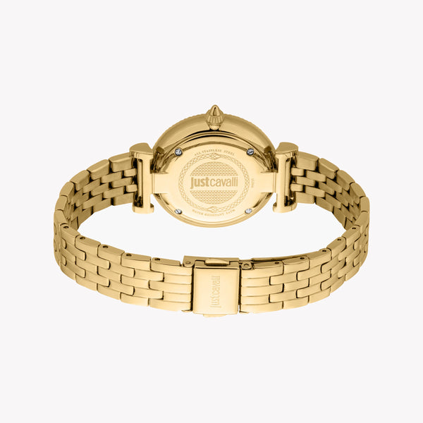 Just Cavalli Women's Gold Watch, Silver Dial | Jc1l266m0025 by i-watch