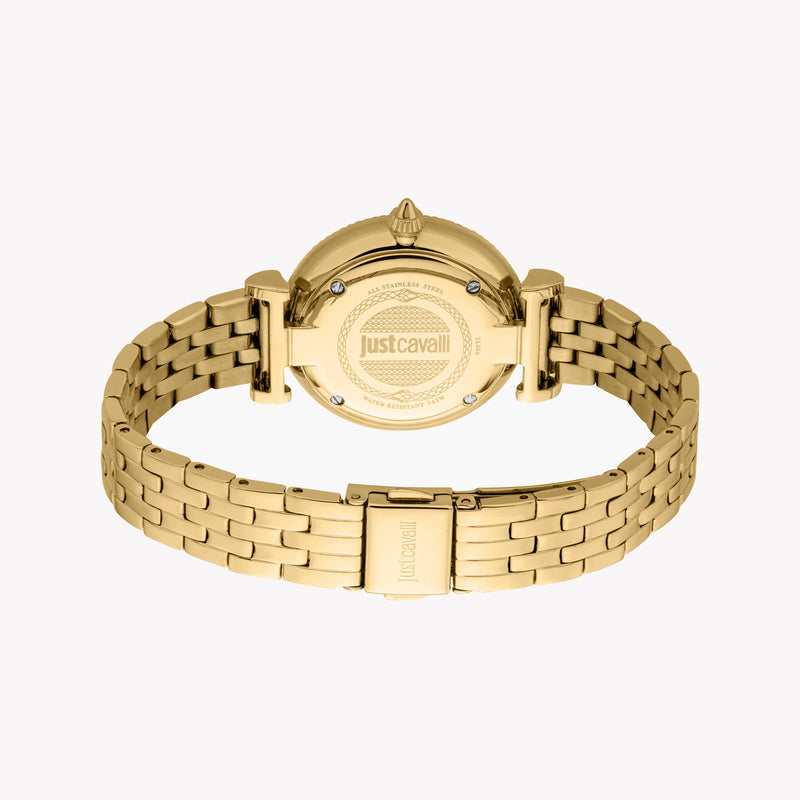 Just Cavalli Women's Gold Watch, Silver Dial | Jc1l266m0025 by i-watch