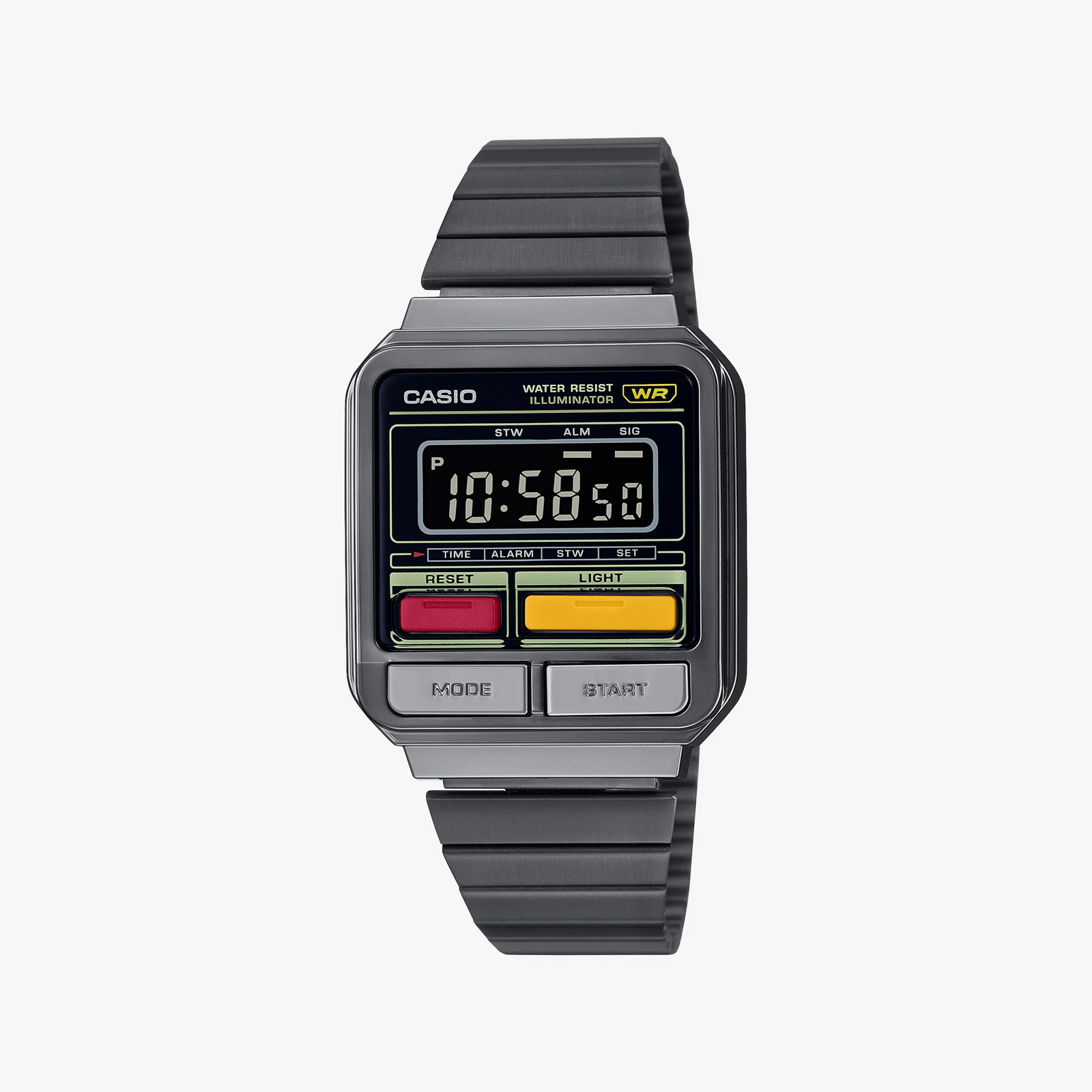 Casio Men's Gray Resin Watch, Digital Display | A120wegg-1bdf by i-watch