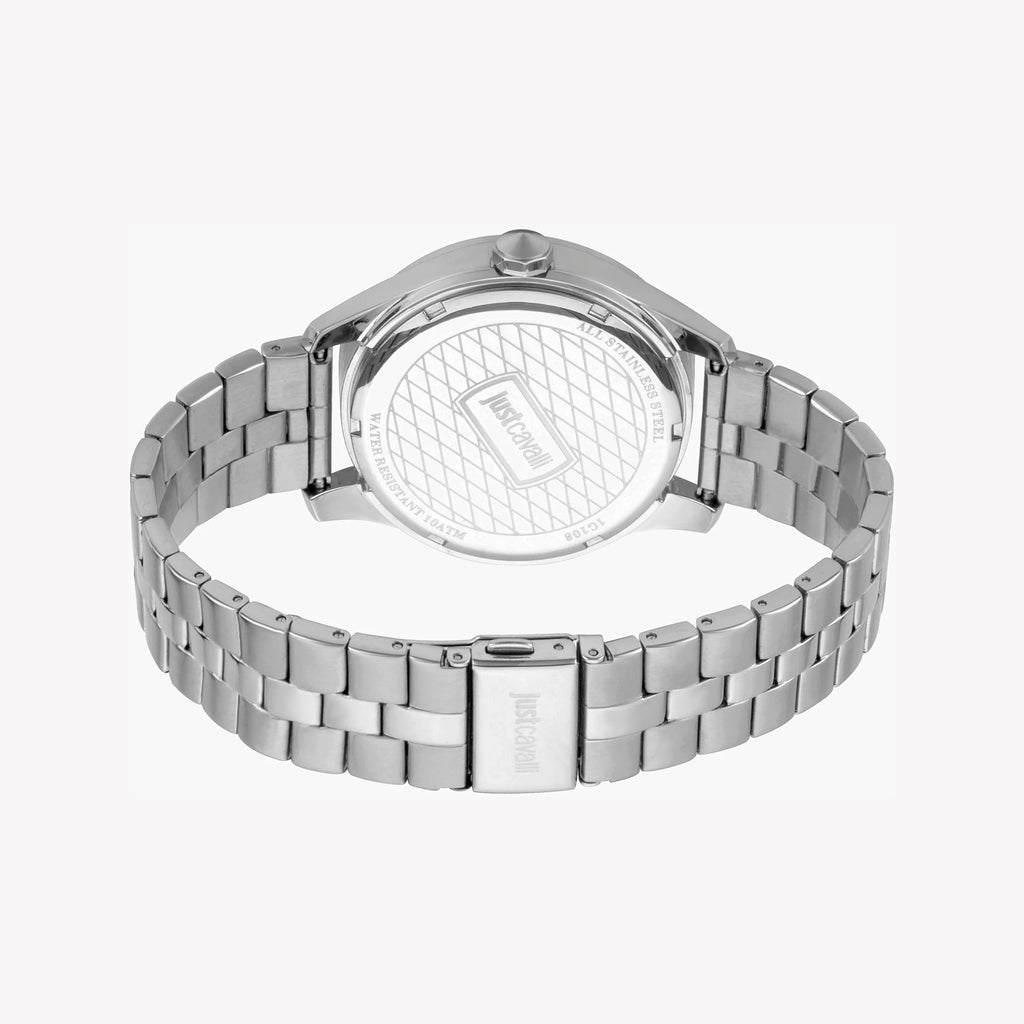 JUST CAVALLI JC1G108M0055 - ELEGANT SILVER STAINLESS STEEL MEN'S WATCH-i-Watch-3