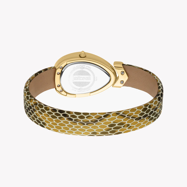 Just Cavalli Women's Gold Leather Watch, Champagne Dial | Jc1l321l0035 by i-watch