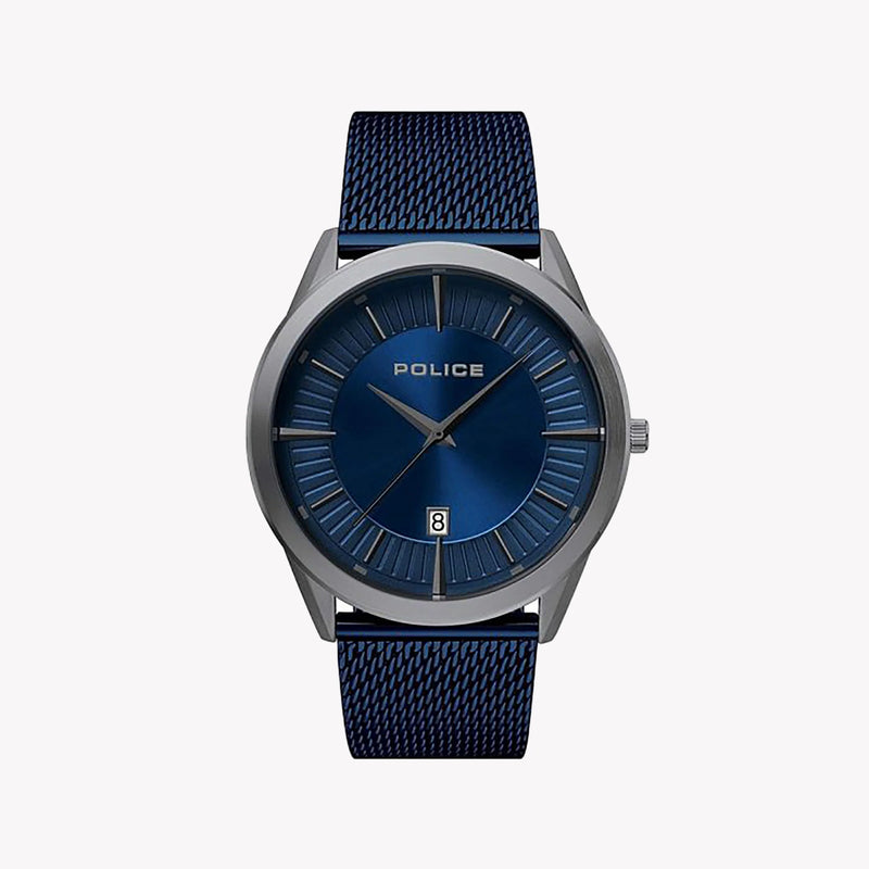 Police Men's Black Watch, Blue Dial | P15305jsu03mm by i-watch