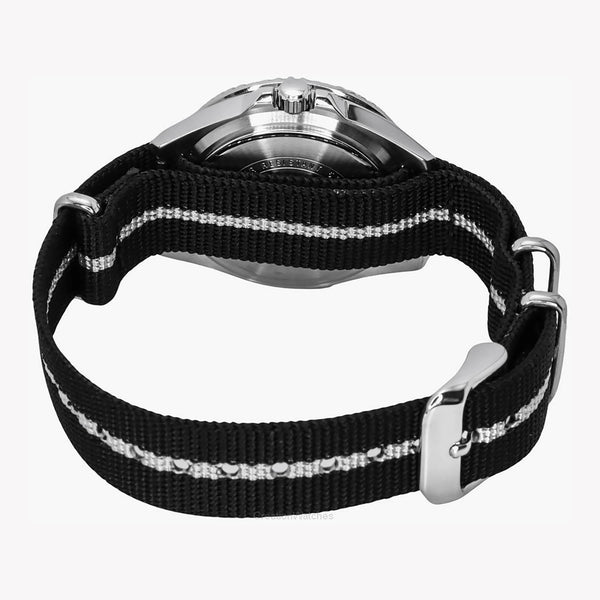 Casio Unisex Stainless Steel Watch, Black Fabric Strap | Mdv-10c-1a2vef by i-watch