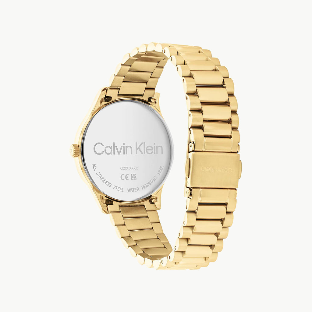 CK CALVIN KLEIN GOLD CHARM WATCH - ELEGANT TIMEPIECE FOR THE MODERN WOMAN-i-Watch-3