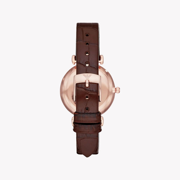 Emporio Armani Women's Rose Gold Watch, White Dial | Ar11269 by i-watch