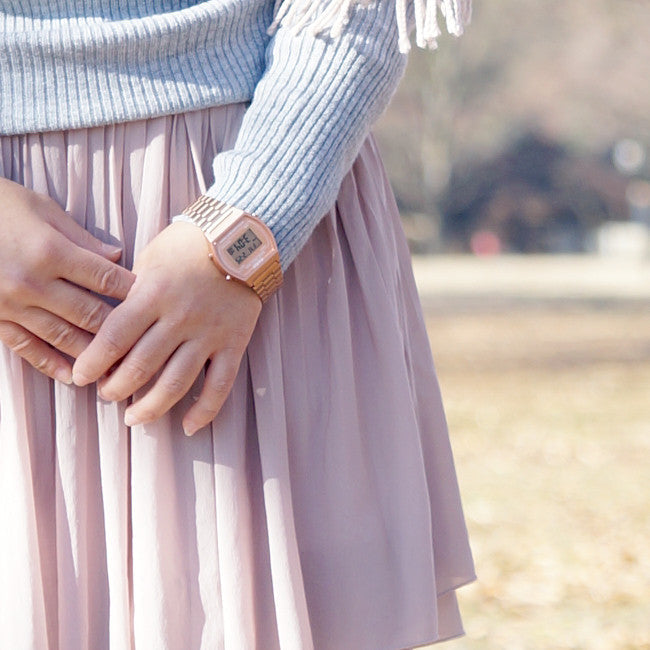 CASIO B-640WC-5AEF - VERSATILE STYLE & FUNCTIONALITY UNISEX WATCH WITH RESIN CASE & METAL STRAP-i-Watch-3