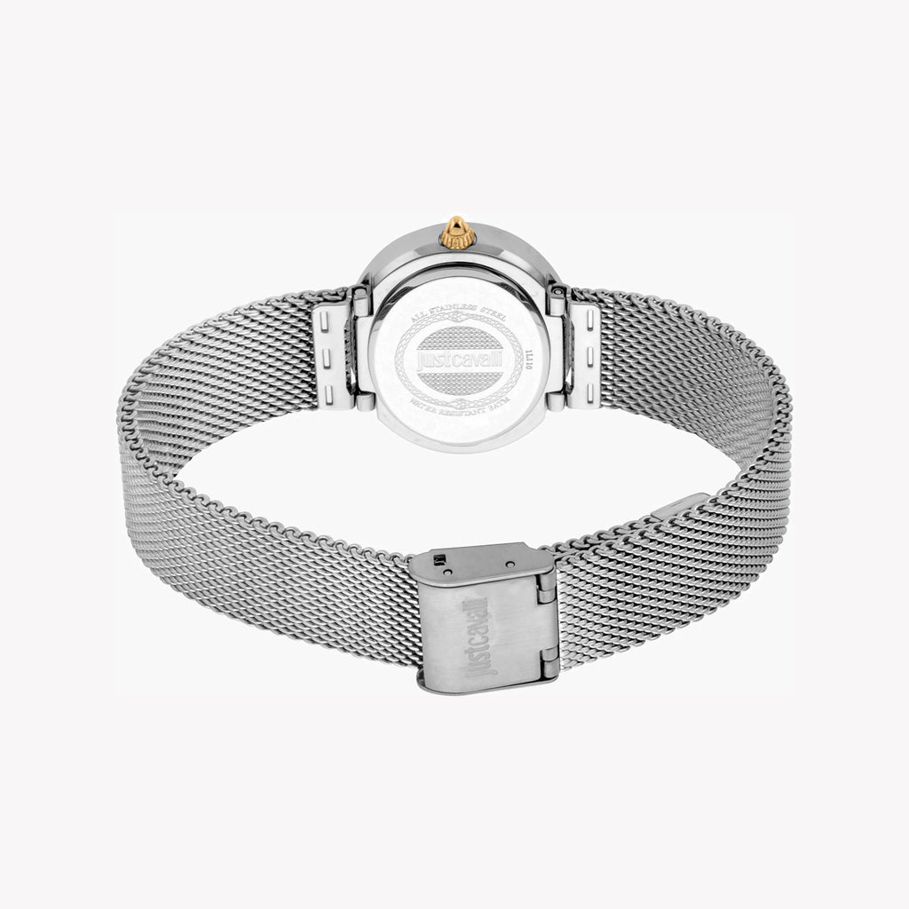 JUST CAVALLI Women's Watch with Silver Stainless Steel Case and Silver Stainless Steel Band-i-Watch-3