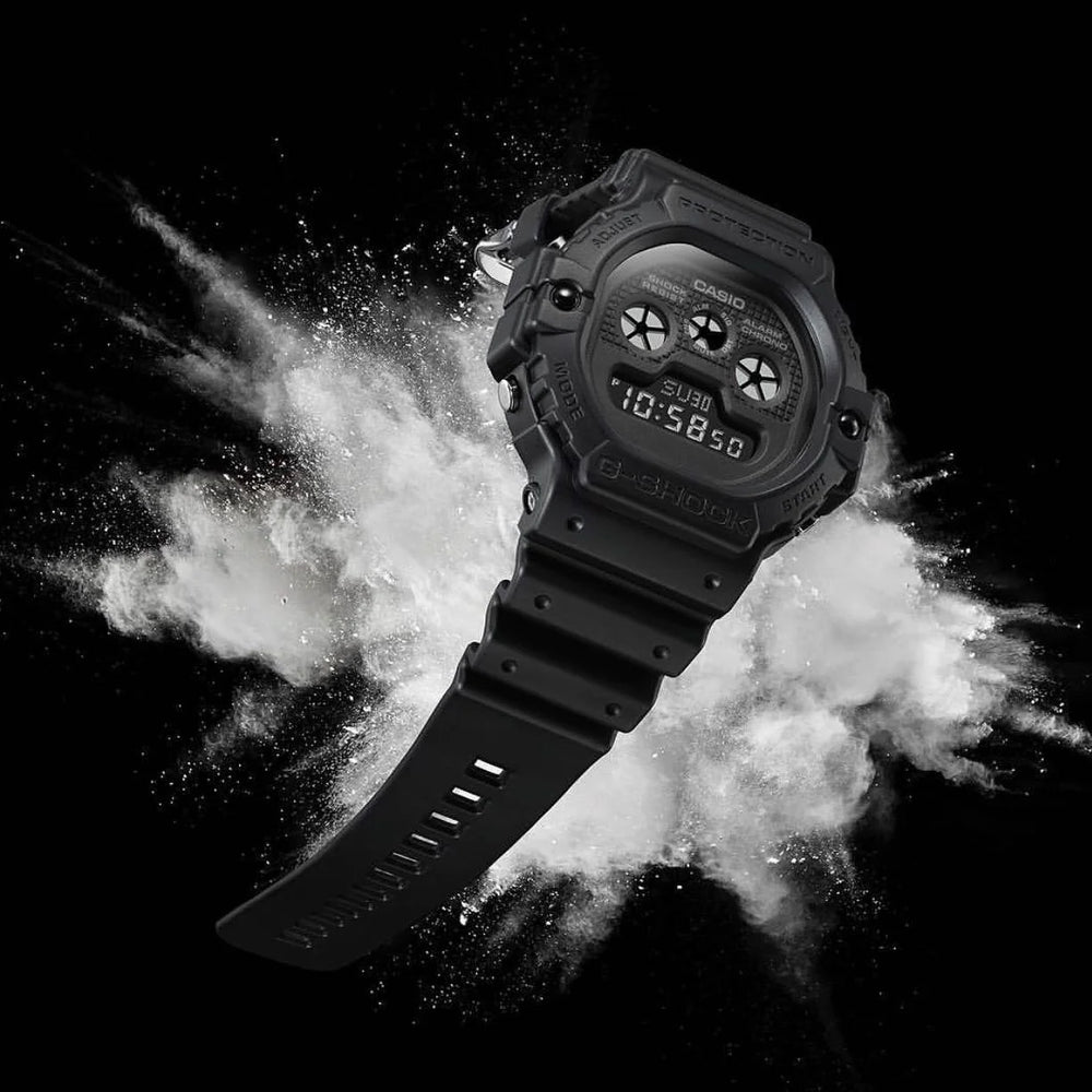 Casio G-Shock Dw-5900bb-1dr Bold Adventure - Men's All-Black Resin Sport Watch by i-watch