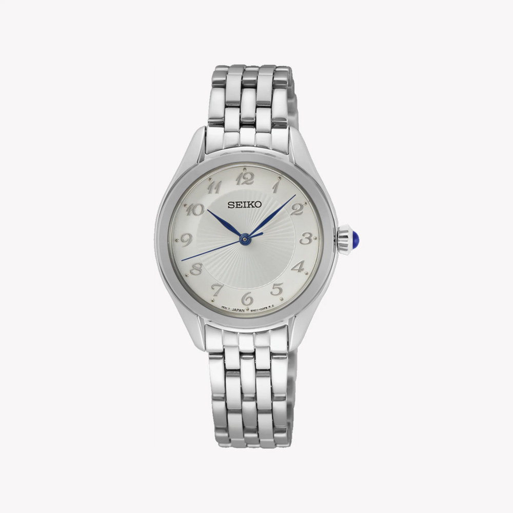 Seiko Women's Stainless Steel Watch, Silver Dial | Sur379p1 by i-watch